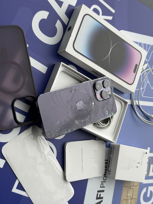 iPhone 14 Pro Max•512GB•Deep Purple Neverlocked/Spart Spate