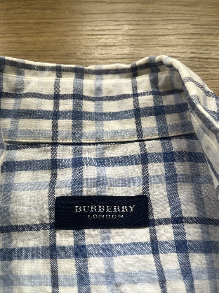 Burberry LONDON :  риза 100% Лен размер 4 или ХЛ / Оригинал