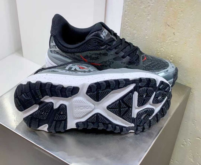 Нови мъжки маратонки Hoka Stinson 7 Black / Outer Orbit