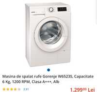 Masina de spalat A+++ 1200rpm slim perfecta stare