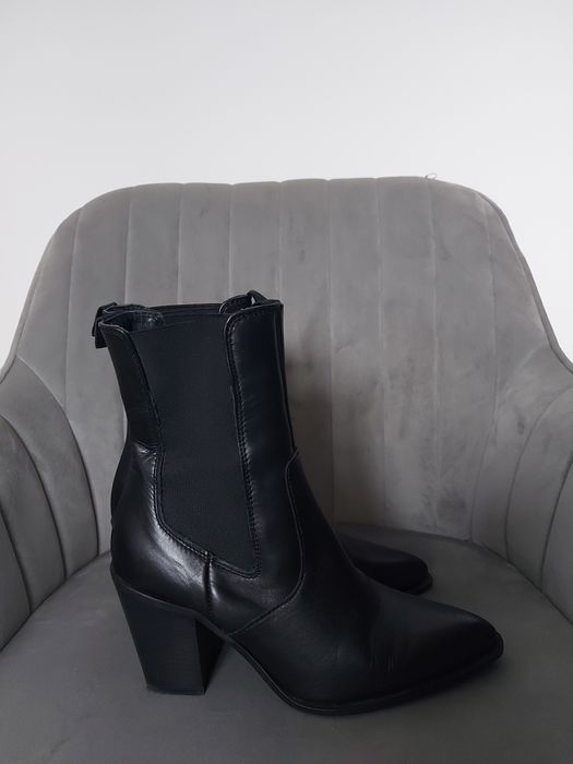 Botine badura piele naturala