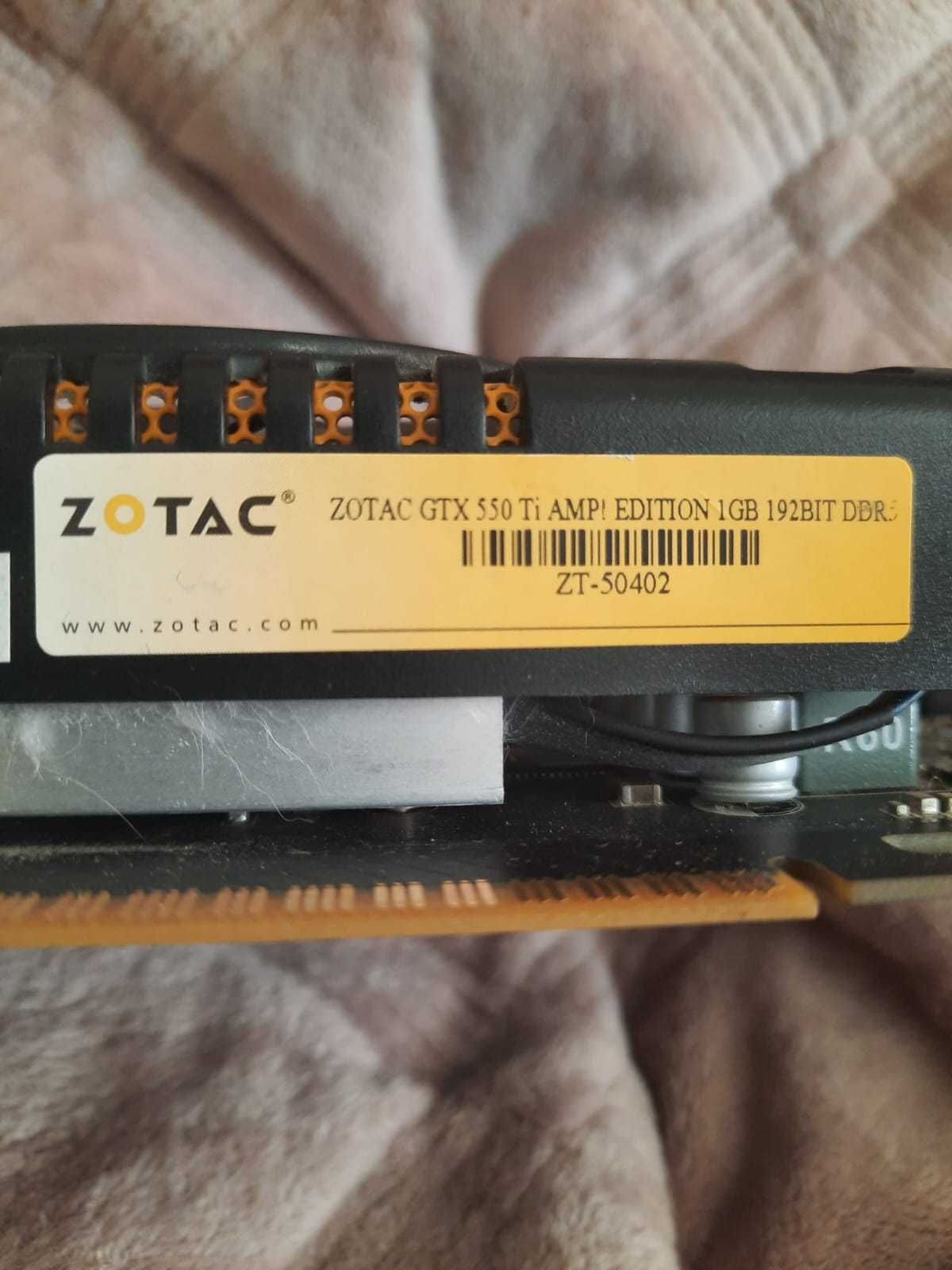 Видеокарта zotac gtx550TI 1gb