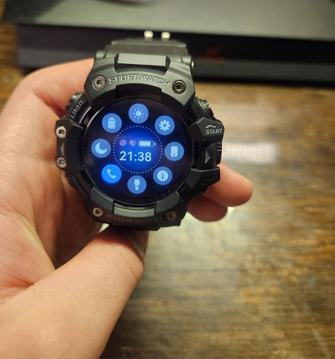 Масивен Military Smart Watch – Чисто Нов, Обаждания, Водоустойчив