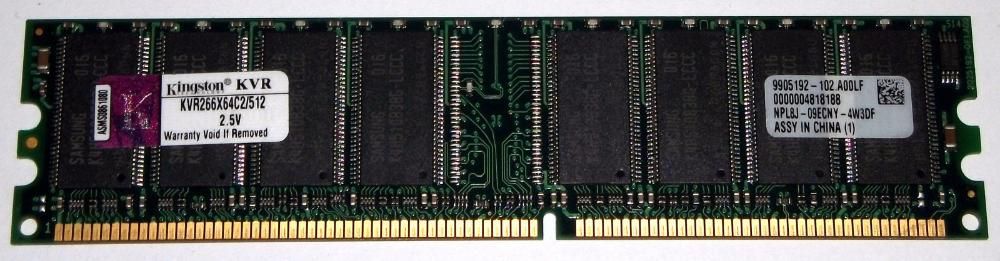 Memorii RAM 512Mb DDR 333Mhz PC2700 266Mhz PC2100