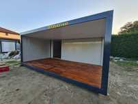 Vand container Modular Birou Terasa cadre metalice Birou