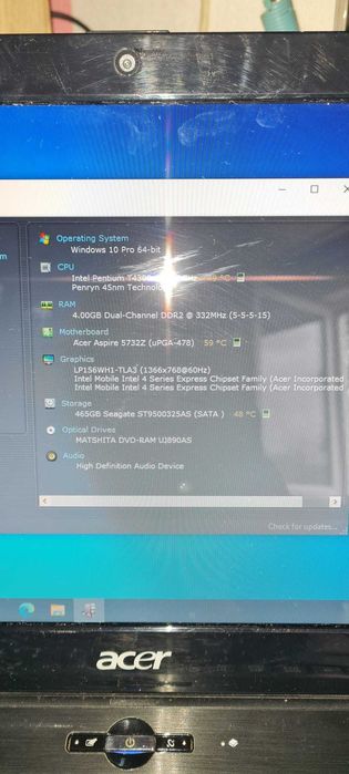 Vand Laptop Acer Aspire 5732Z
