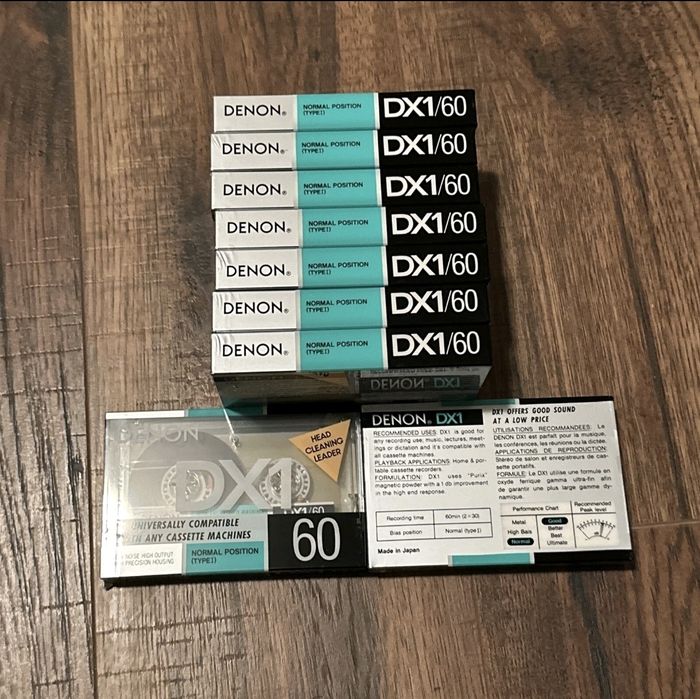 Аудиокассета DENON DX1/60, Япония