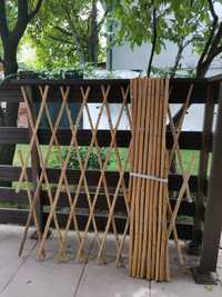 Gard extensibil bambus