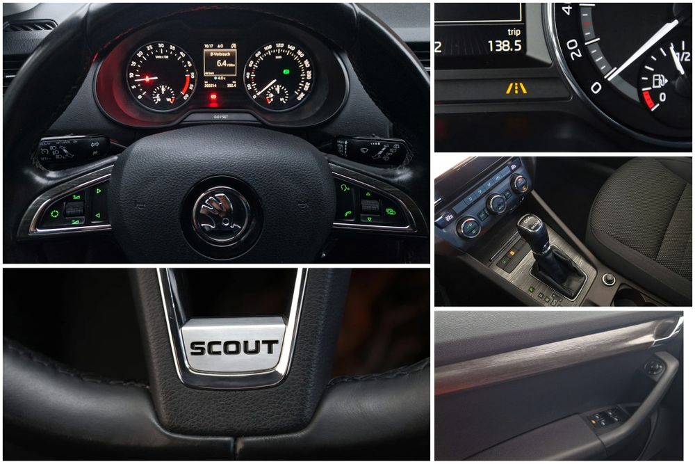 Skoda Octavia 3 SCOUT * 4×4 * DSG * 2.0 diesel * 184 cp * euro 6