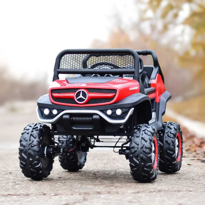 Masinuta electrica pentru 2 copii Mercedes UNIMOG 4x4 140W PREMIUM