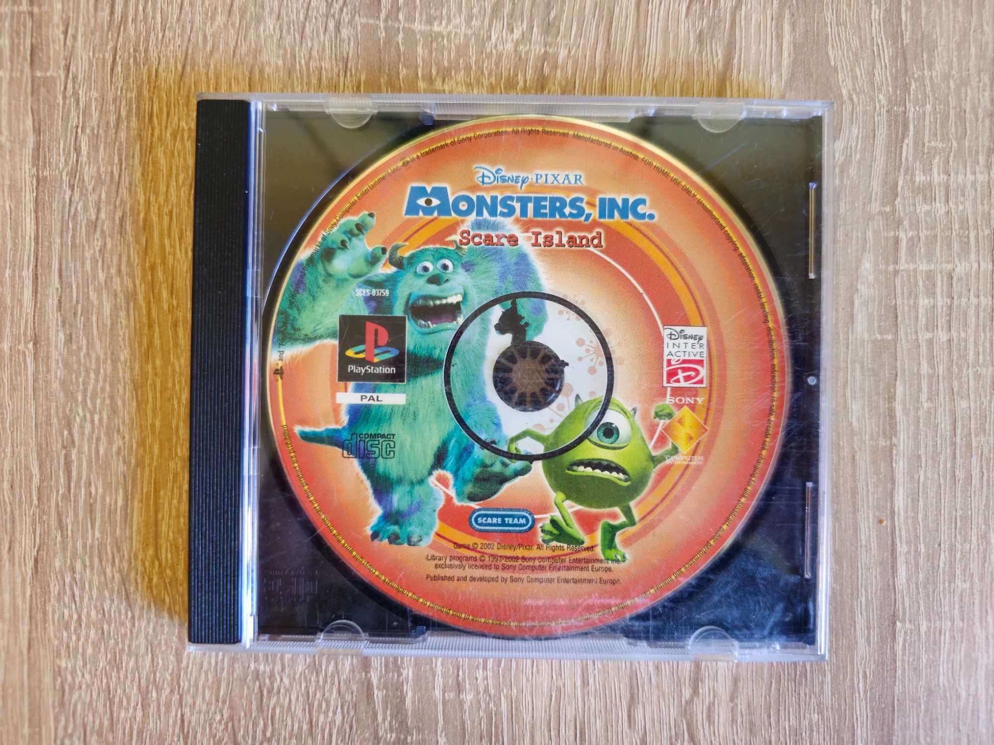 Monsters Inc. Scare Island за PlayStation 1 PS1 ПС1 PS One PSX
