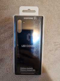 Husa Samsung Galaxy Note 10 Led Cover Black Original nou