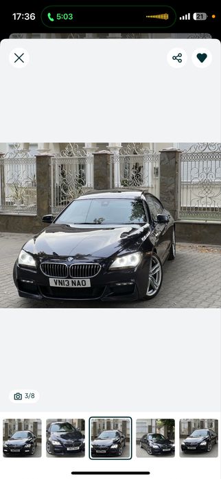 Vand bmw 640 D  pachet M fara motor cutie