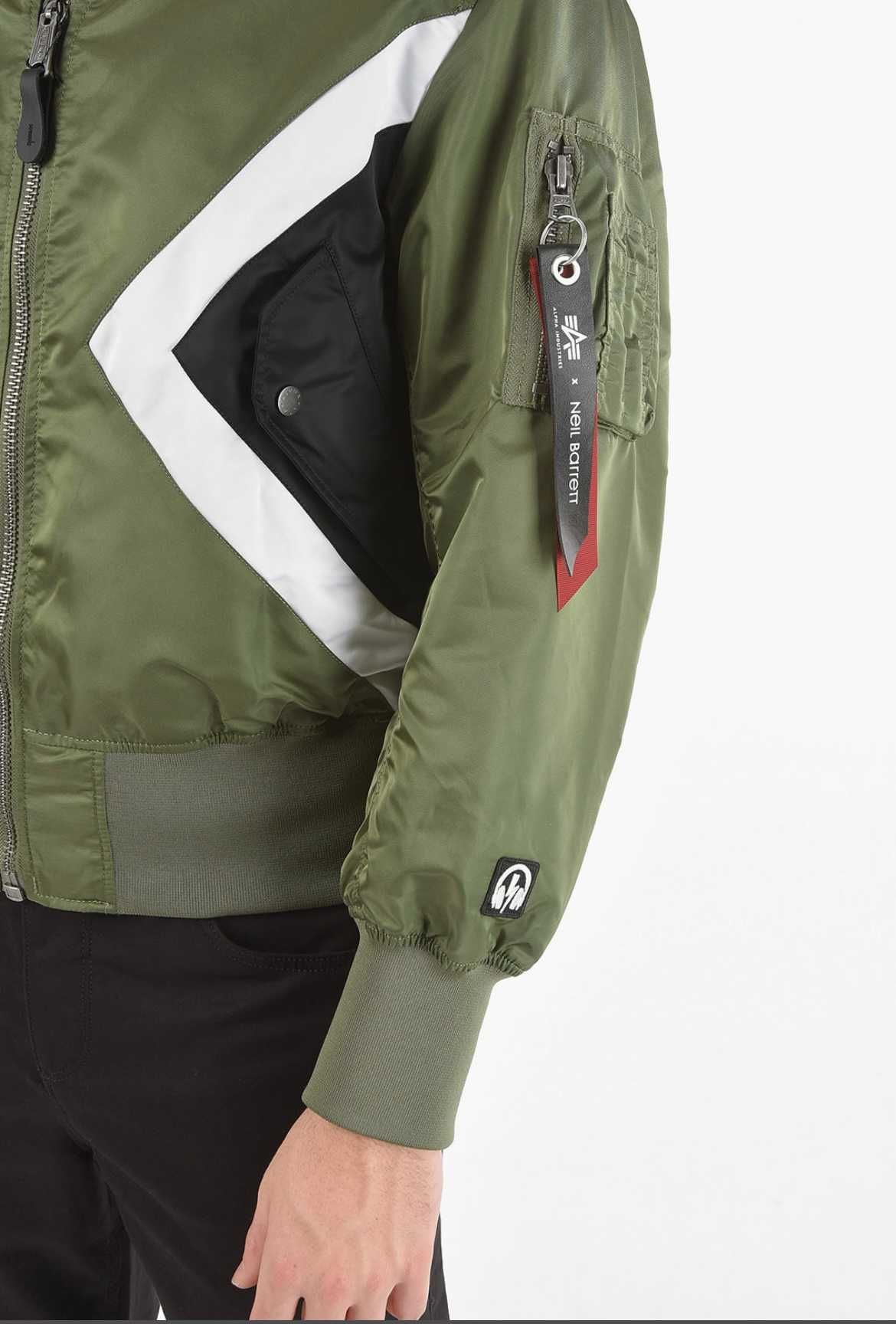 Neil Barrett geaca  fas  bomber M, originala, retail 682 euro