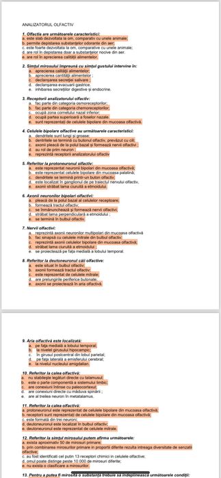 Admitere Medicina Constanța - Grile Rezolvate Biologie, Chimie, Fizica