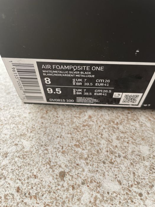 Nike foamposite nr 41