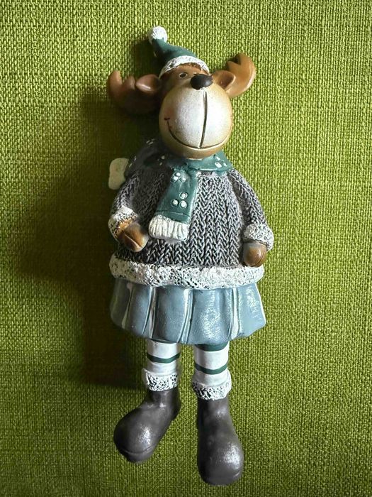 Новогодний керамический олень