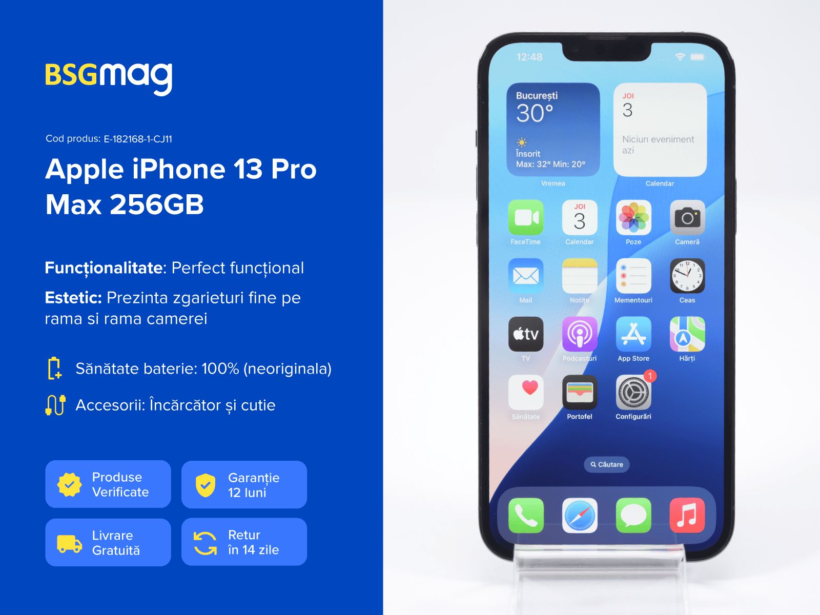 Telefon Apple iPhone 13 Pro Max 256GB - BSGmag