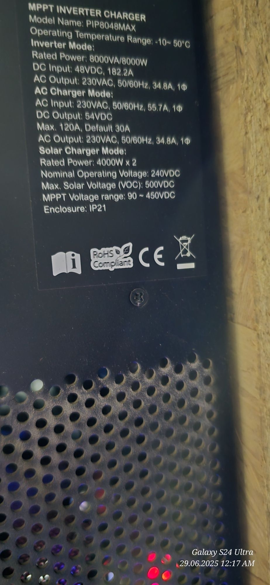 Mpp solar 8kw max
