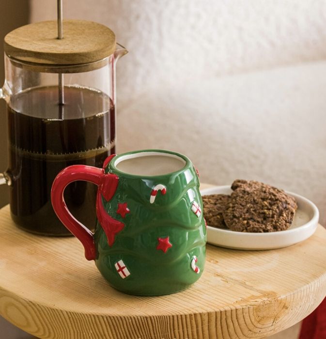 Коледна чаша - керамична 550мл