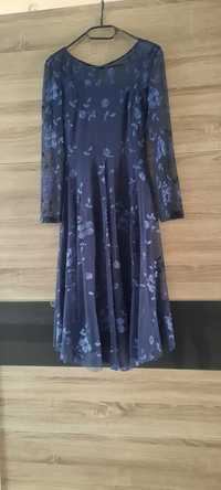 Rochie bleumarin elegantă, mărimea s