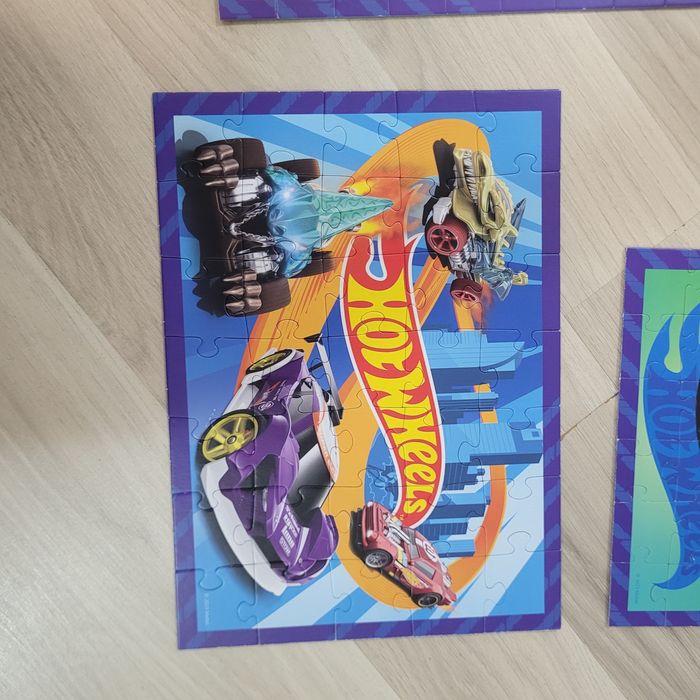 Puzzle hot wheels
