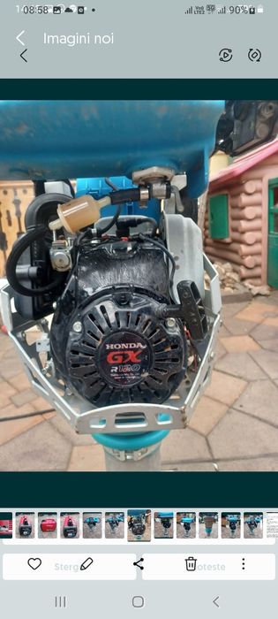 Mai compactor Weber cu motor Honda că nou