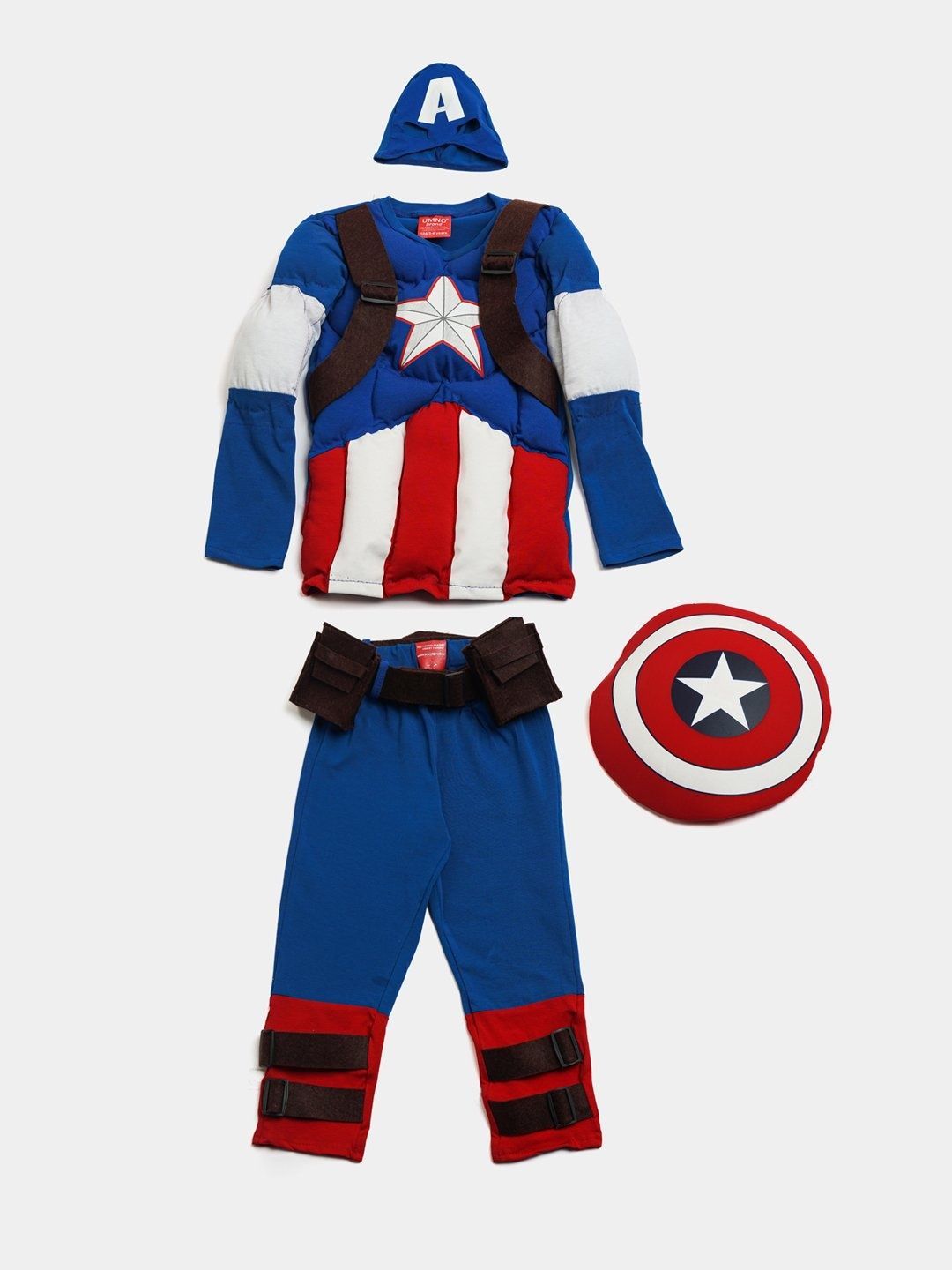 Карнавальный костюм  Капитана Америки с маской