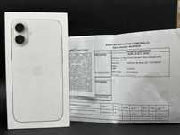 iPhone 16 Plus White 128GB / ЧИСТО НОВ / ГАРАНЦИЯ - 24м