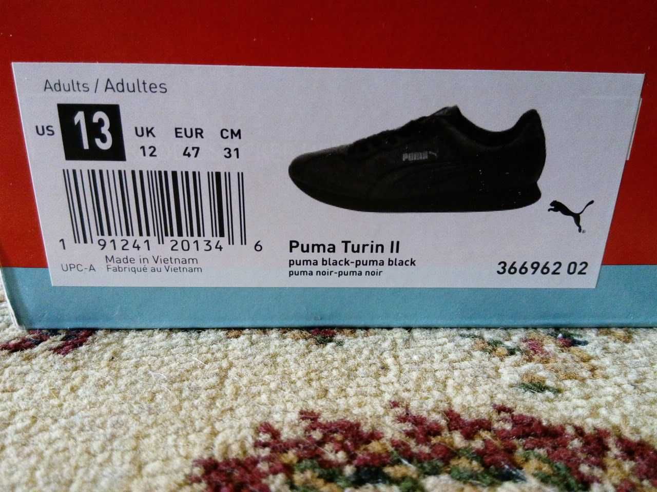 PUMA б/у US 13,UK 12,EUR 47,(31cm)