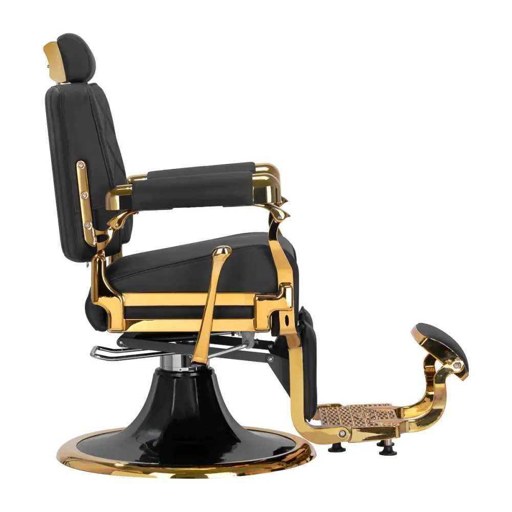 Бръснарски стол Gabbiano Leonardo Gold Black