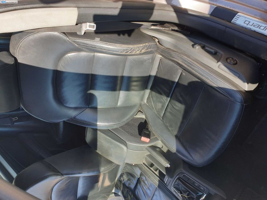 Interior Piele Electric Scaun Scaune Stanga Dreapta Fata cu Incalzire si Bancheta cu Spatar cu Defect Skoda Superb 2 Break Combi 2008 - 2015 [K0062]