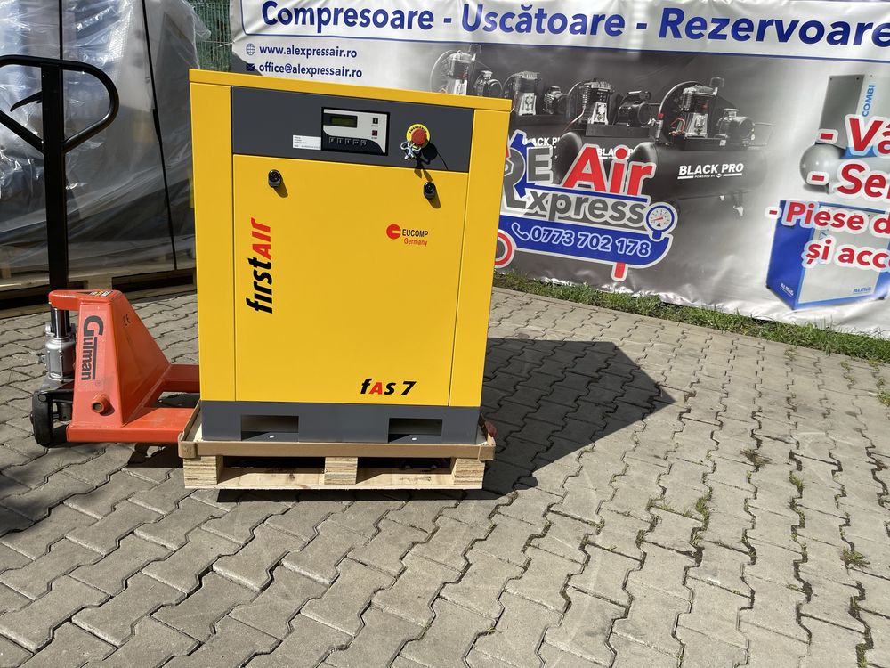 Compresor cu surub First air FAS 7,5kw / 10bar Garantie 5 Ani