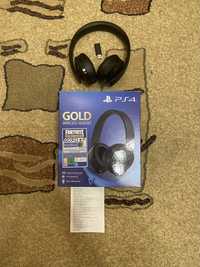 Наушники для консоли ps4 gold wireless headset