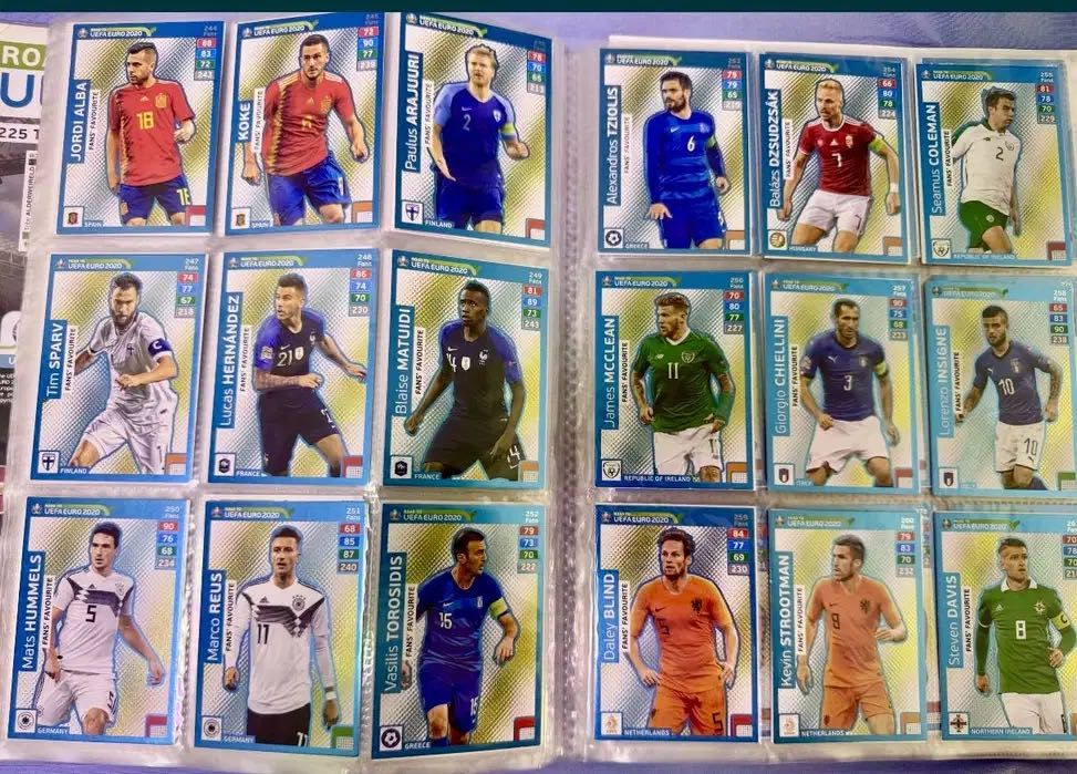 Vand album Road to Uefa Euro 2020 Adrenalyn XL