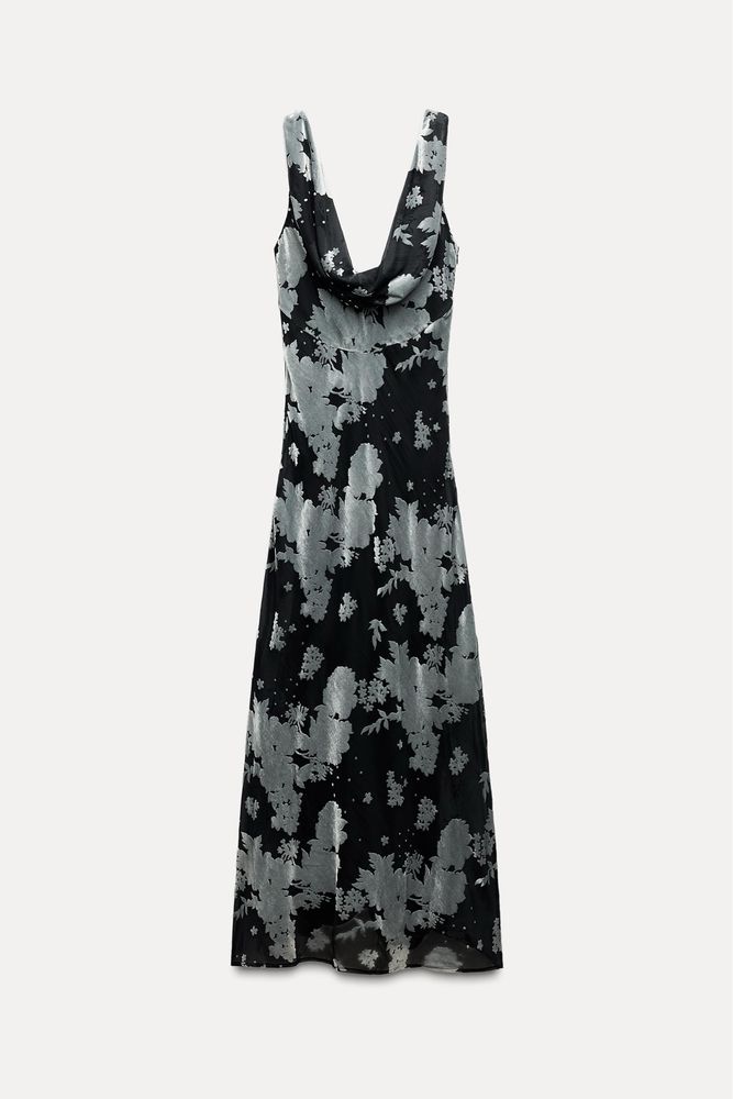 Нова кадифена рокля Зара ХС, С, М / ZARA XS, S, M