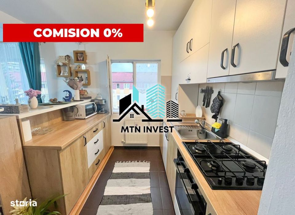 Apartament 2 camere de vanzare in Sibiu, zona Rahovei – 61,9 mp util