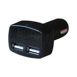 Дигитален волтметър Automat, Електрически, 12-24V, 2 USB, Черен