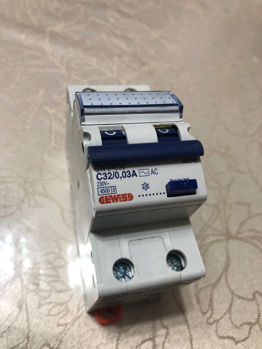 Disjunctor Diferential 2P C 32A 30MA 4.5KA Gewiss Siguranta Automata
