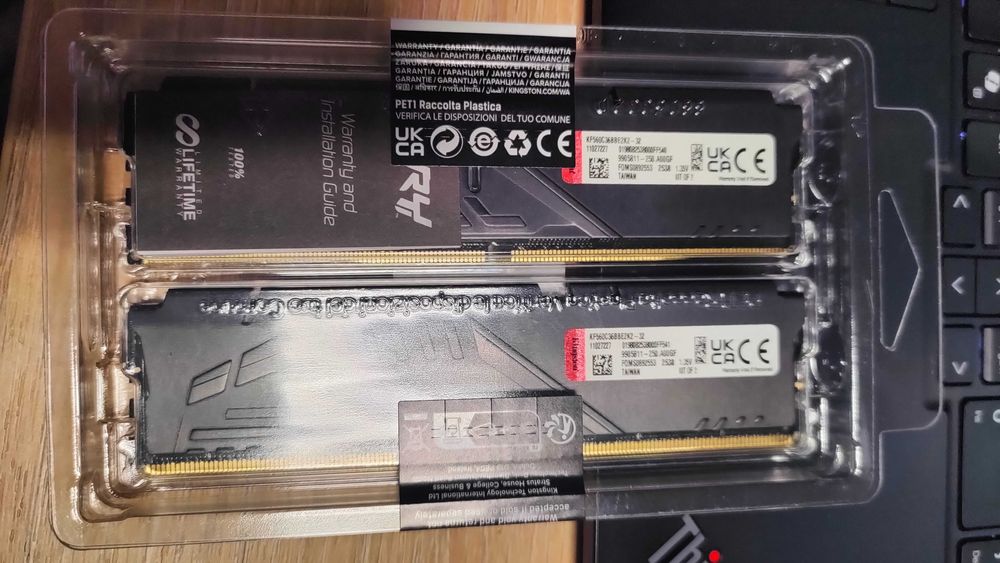 RAM памет KF556C36BBEK2-32, 32 GB DDR5 5600 Mhz KIT, Fury, Heatsink