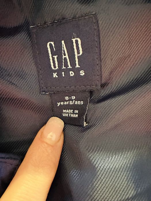 vesta copii Gap 8-9 ani
