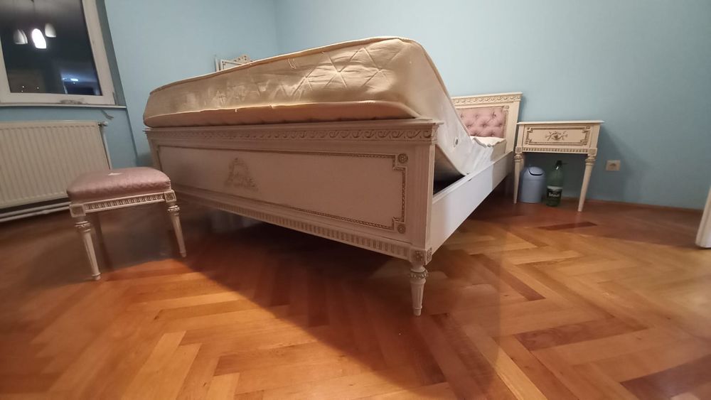 Set dormitor vintage complet – stil clasic rusesc, lemn masiv