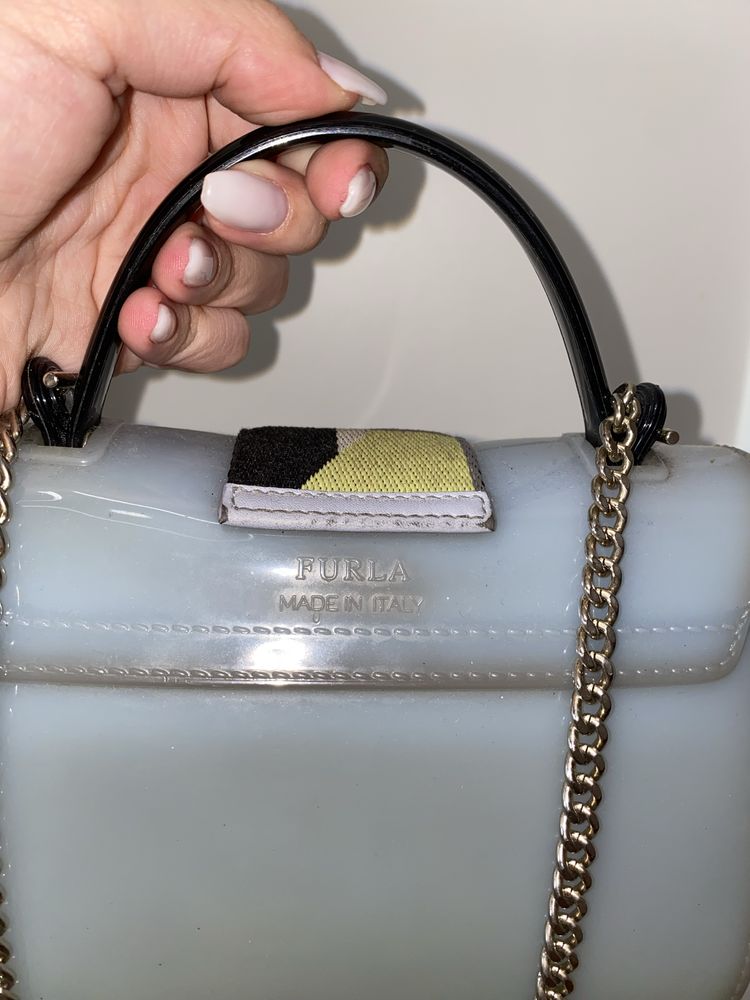 Синя чанта FURLA