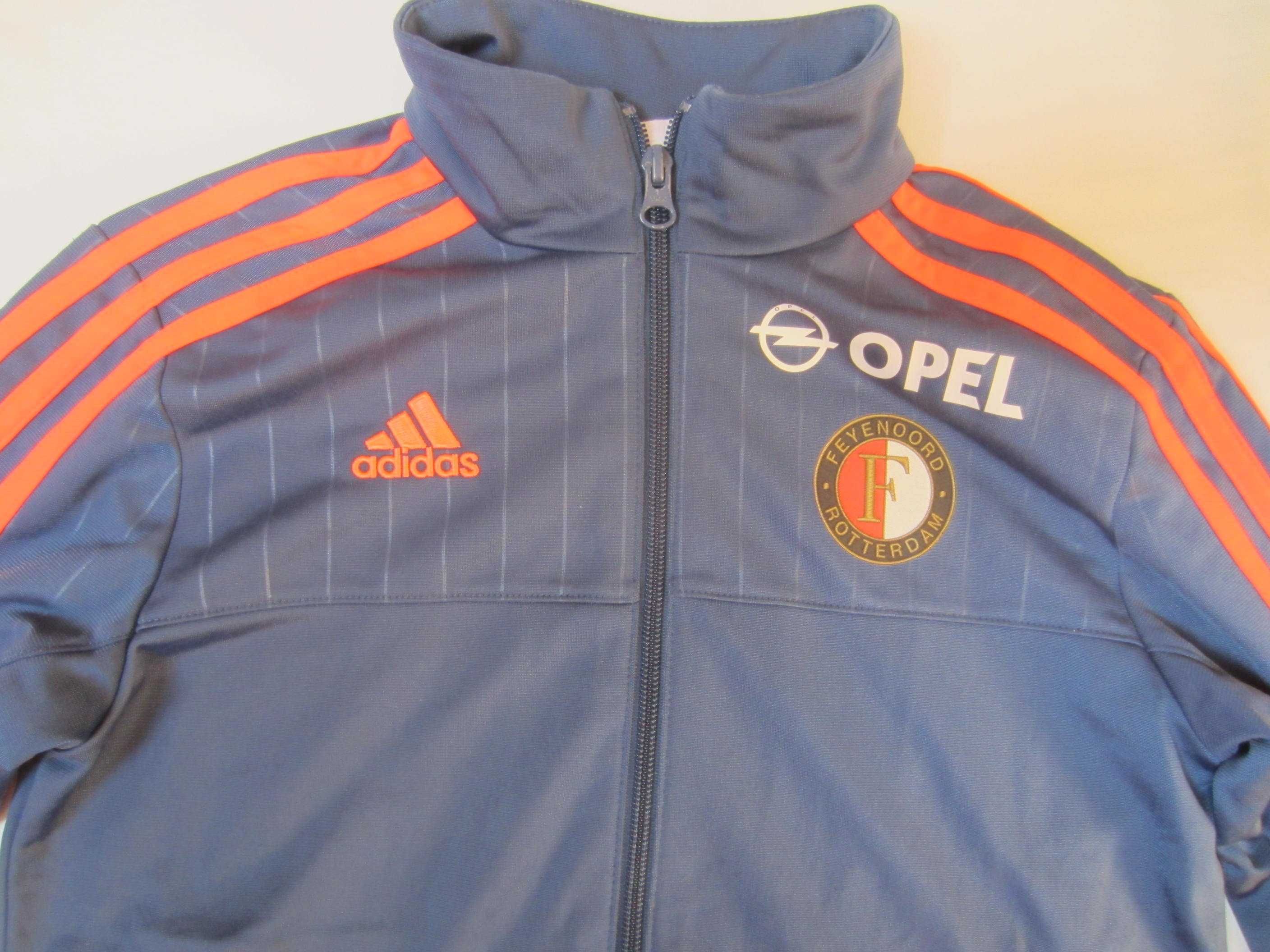 Bluza trening fotbal Feyenoord, masura 11-12 ani,Adidas