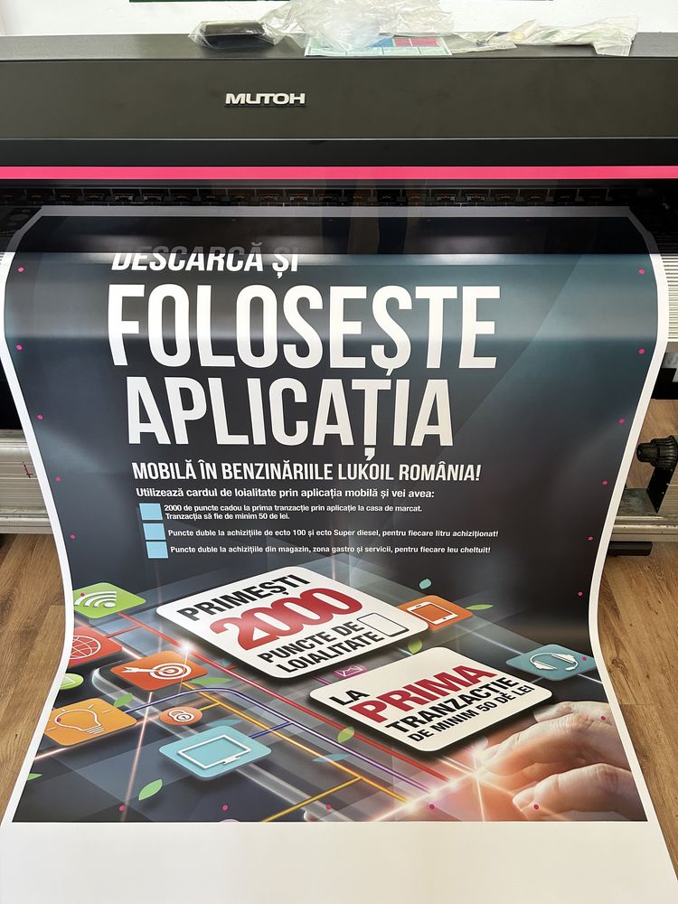 Print autocolant banner mesh window graphic hartie