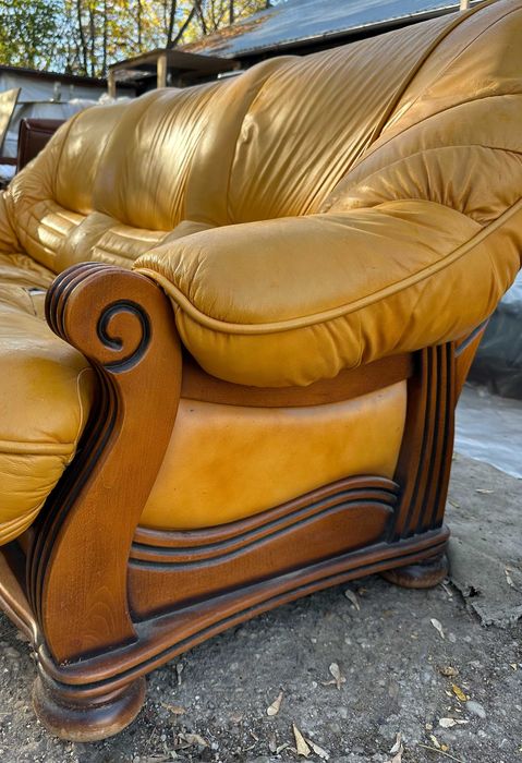 Canapea 2,20 m Cu cadru din lemn masiv pentru reconditionare