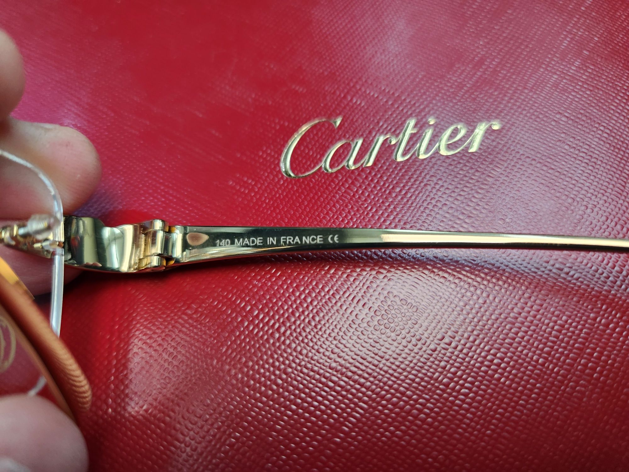 рамки за очила Cartier позлатени