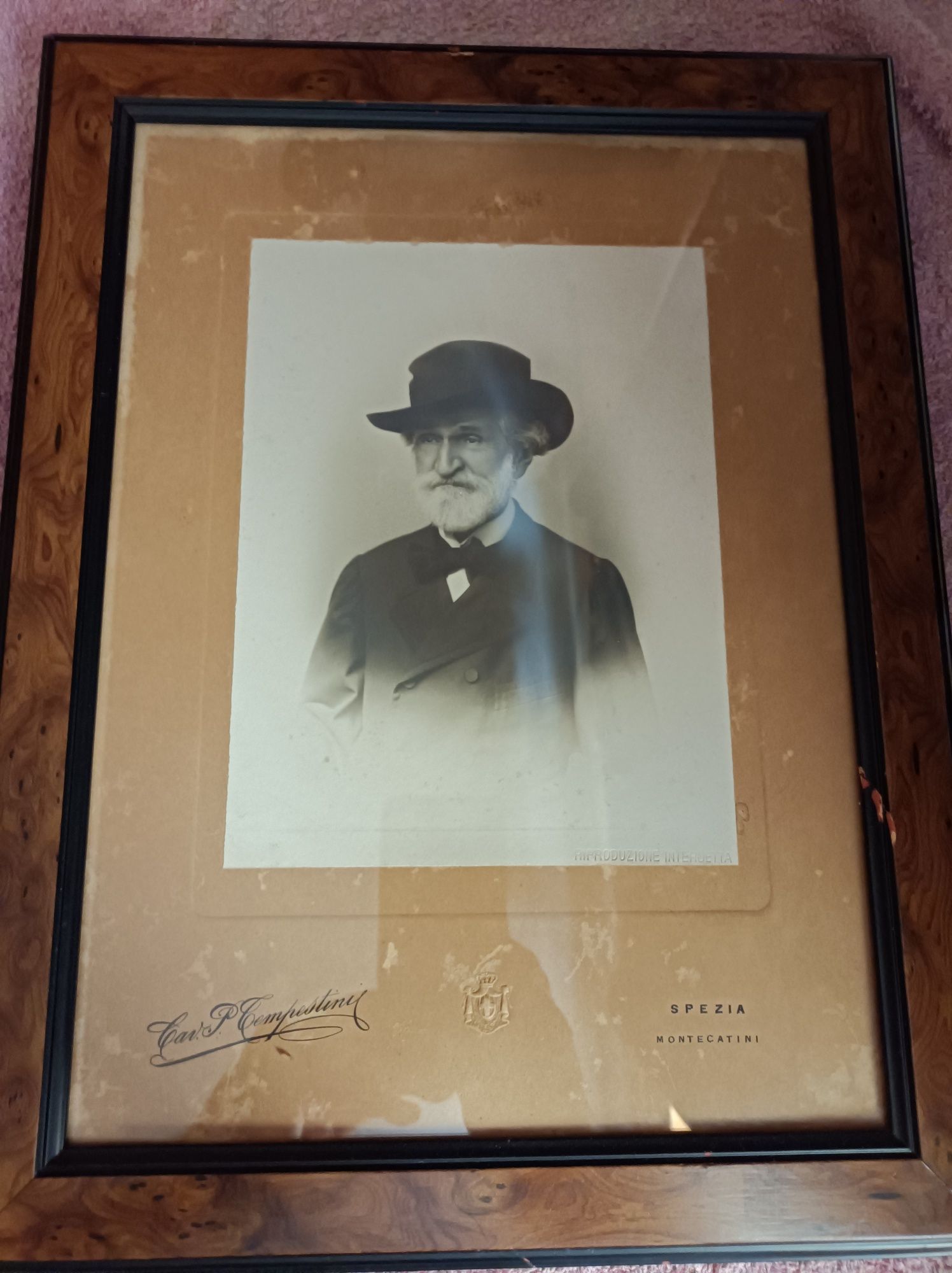 Poze vintage originale Giuseppe Verdi