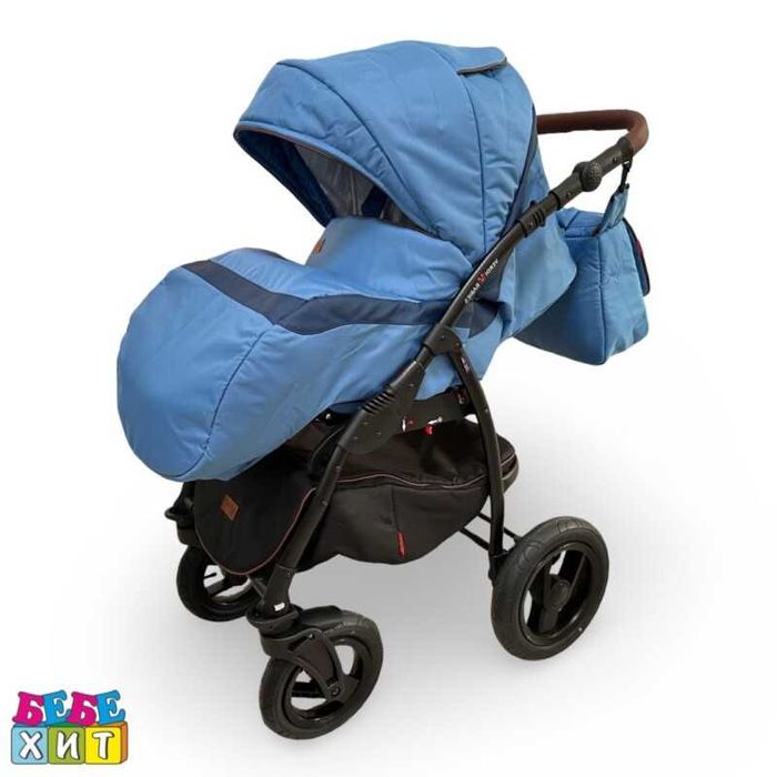 Бебешка количка Optima 3в1: цвят: син