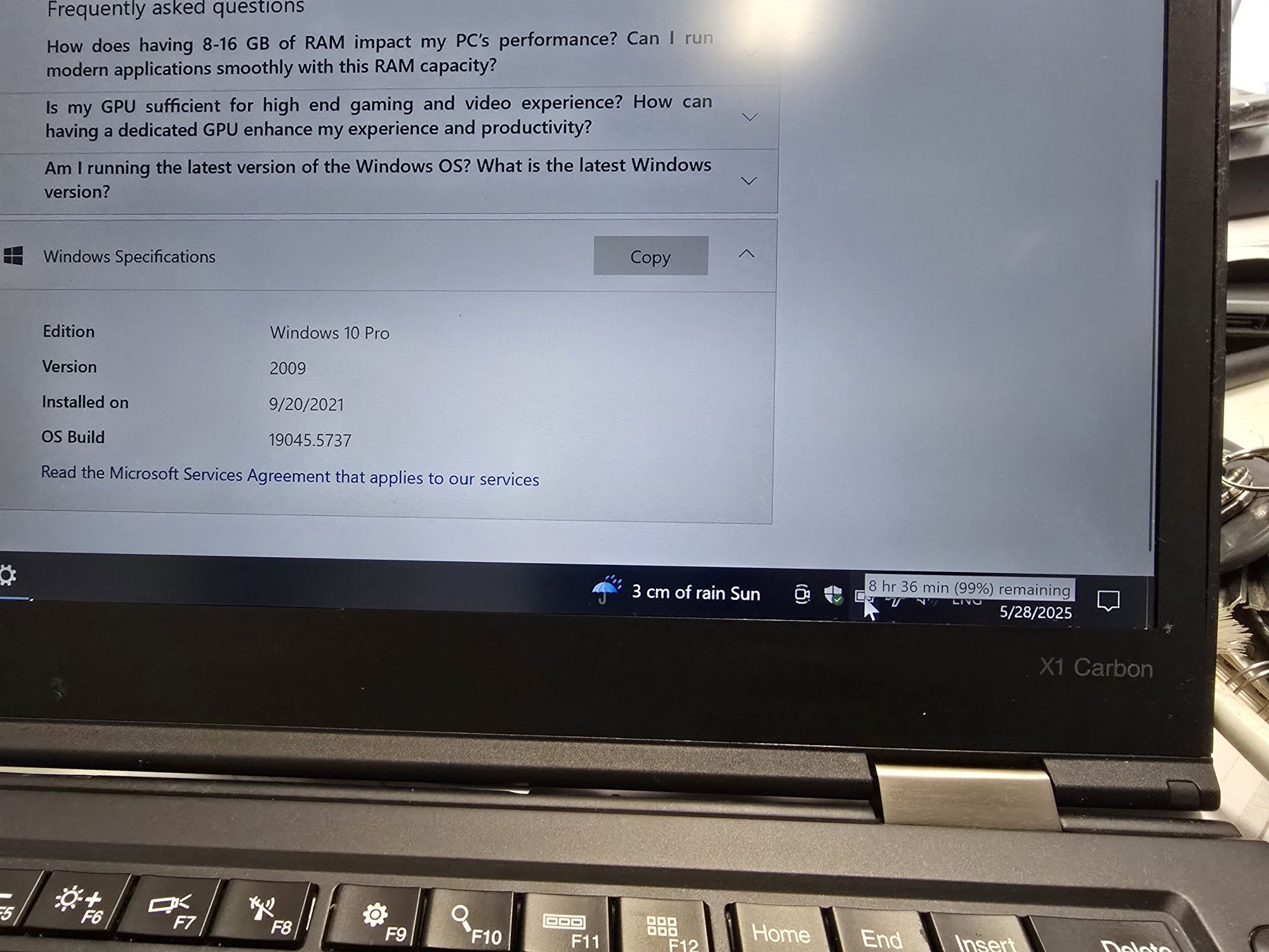 Lenovo x1 carbon